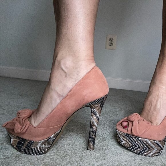 Jessica Simpson Elenas Platform Heels Size 6 - Picture 1 of 3